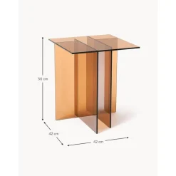 Tavolino In Vetro Anouk*Westwing Collection New