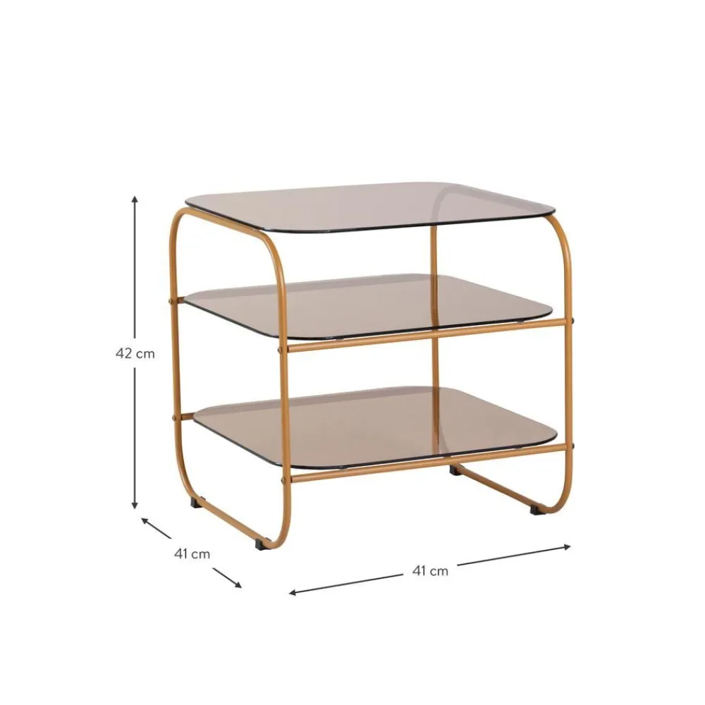 Tavolino In Vetro Echo*Hübsch Discount