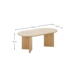 Tavolino Ovale In Legno Toni*Westwing Collection Hot
