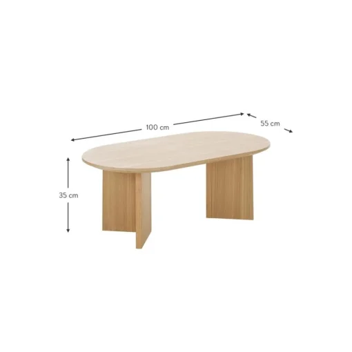 Tavolino Ovale In Legno Toni*Westwing Collection Hot