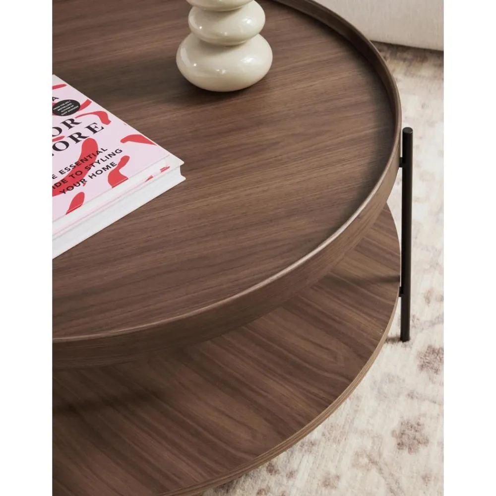 Tavolino Rotondo Da Salotto In Legno Renee*Westwing Collection Best