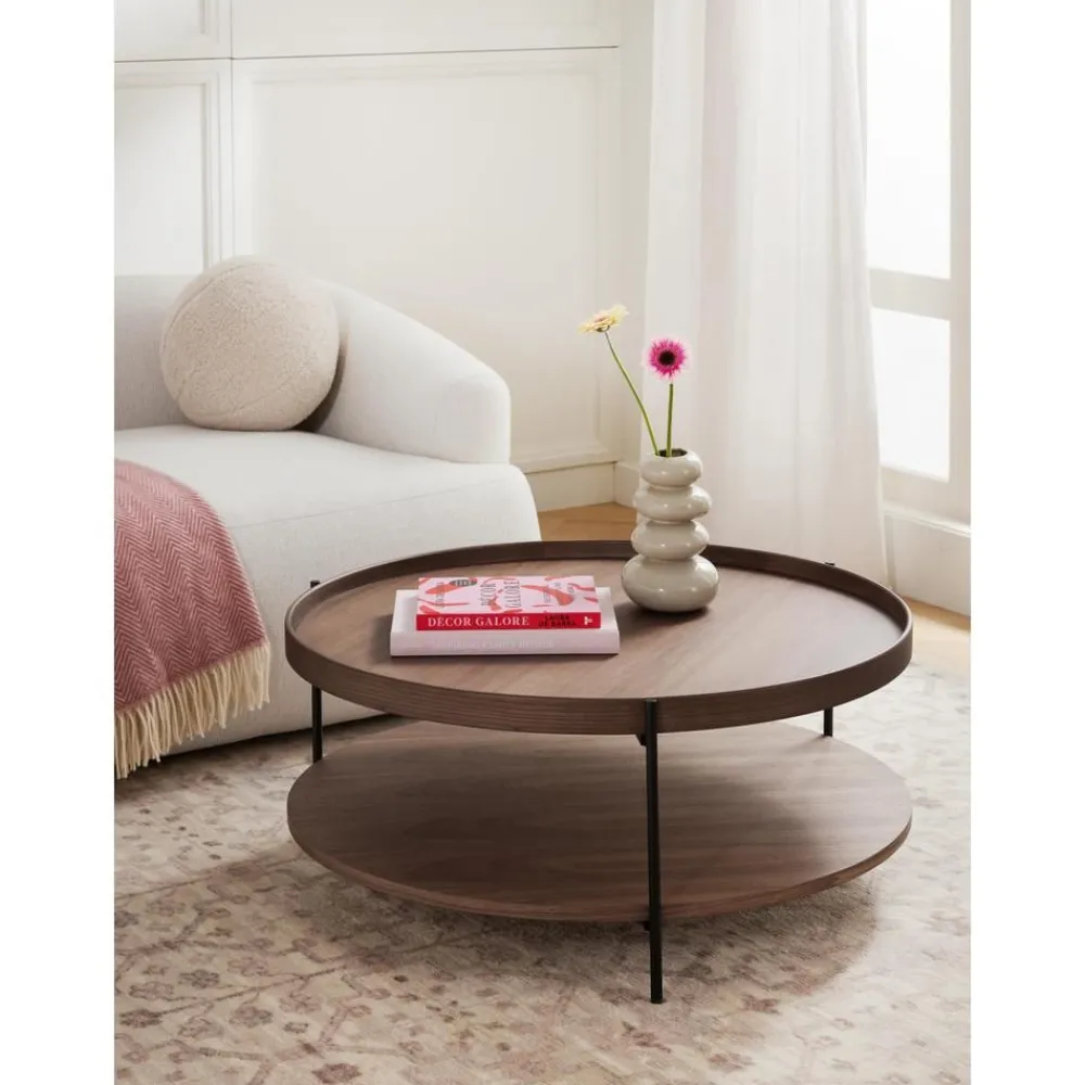 Tavolino Rotondo Da Salotto In Legno Renee*Westwing Collection Best