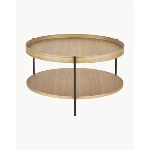 Tavolino Rotondo Da Salotto In Legno Renee*Westwing Collection Outlet