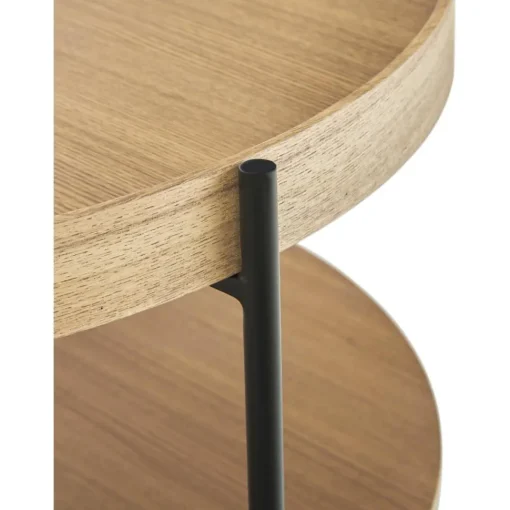 Tavolino Rotondo Da Salotto In Legno Renee*Westwing Collection Outlet
