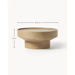 Tavolino Rotondo Da Salotto In Legno Di Mango Benno*Westwing Collection Discount