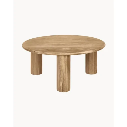 Tavolino Rotondo Da Salotto In Legno Di Quercia Didi*Westwing Collection Outlet