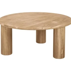 Tavolino Rotondo Da Salotto In Legno Di Quercia Didi*Westwing Collection Outlet