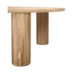 Tavolino Rotondo Da Salotto In Legno Di Quercia Didi*Westwing Collection Outlet
