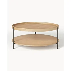 Tavolino Rotondo Da Salotto In Legno Renee*Westwing Collection New