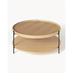 Tavolino Rotondo Da Salotto In Legno Renee*Westwing Collection New