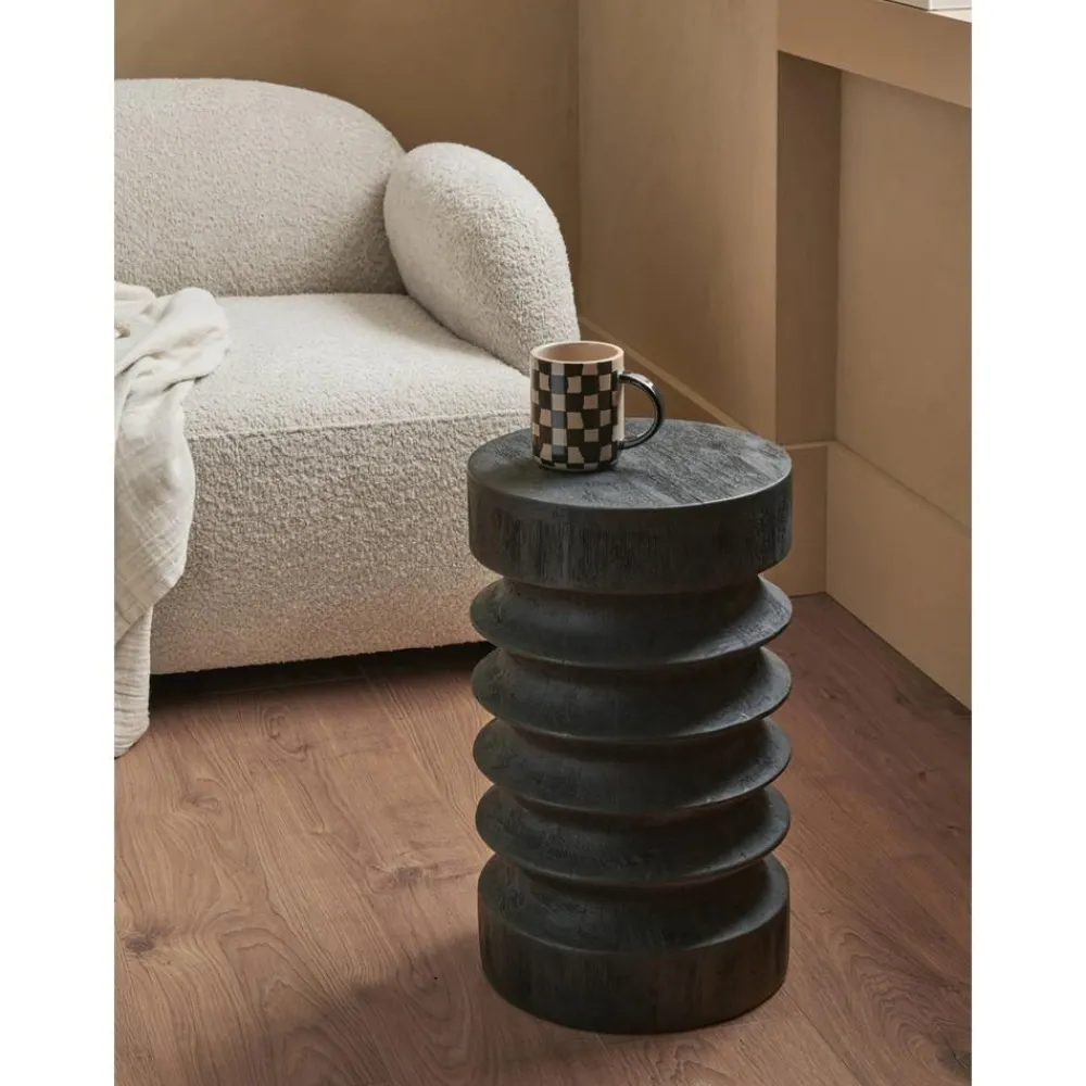 Tavolino Rotondo In Legno Di Mango Ringo*Ellos Home Discount