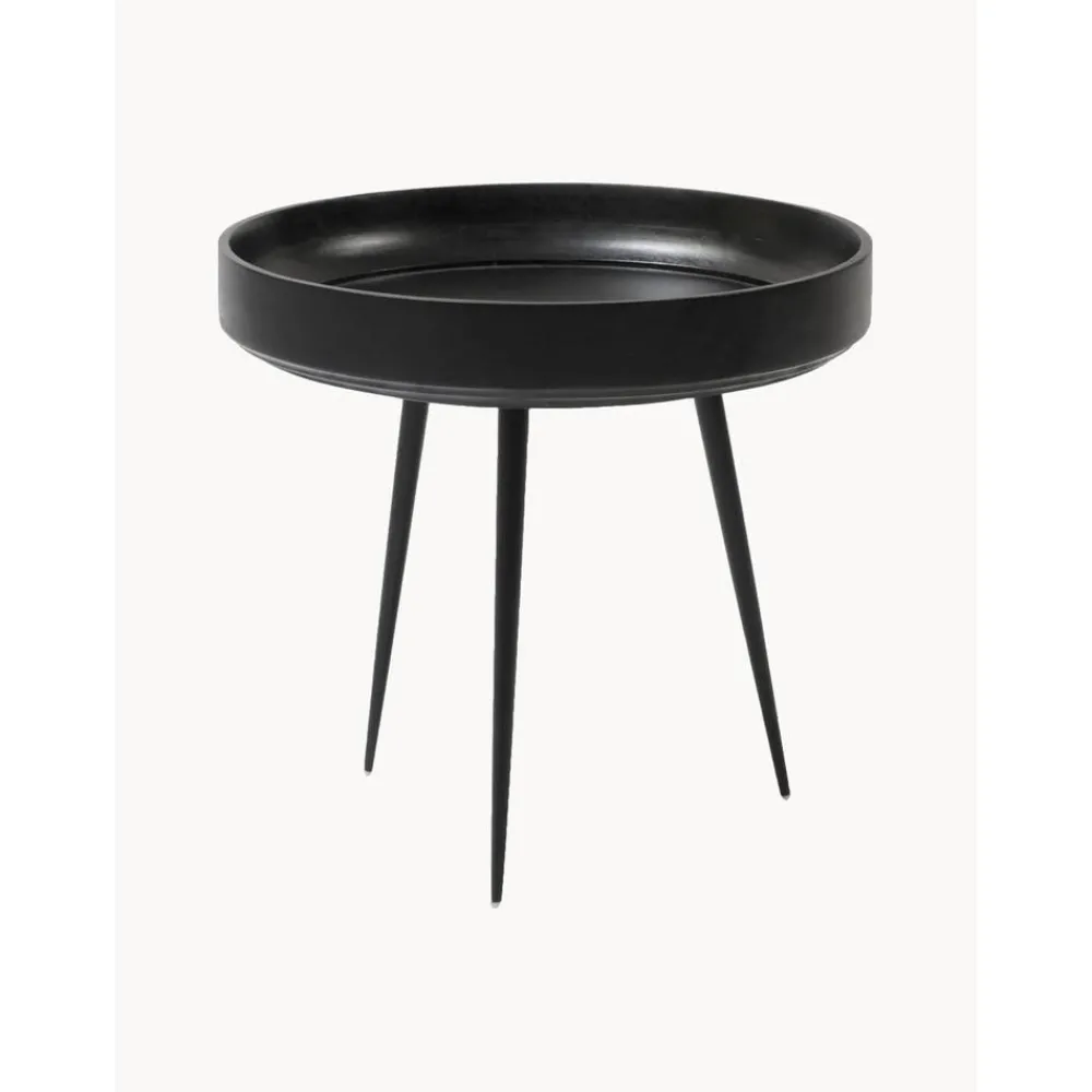 Tavolino Rotondo In Legno Di Mango Bowl*Mater Clearance