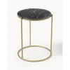Tavolino Rotondo In Marmo Ella*Westwing Collection Outlet