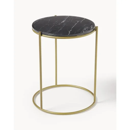 Tavolino Rotondo In Marmo Ella*Westwing Collection Outlet