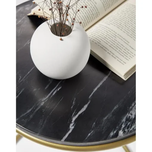 Tavolino Rotondo In Marmo Ella*Westwing Collection Outlet