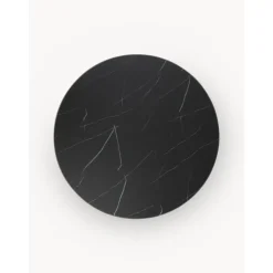 Tavolino Rotondo Xl Da Salotto Con Piano In Vetro Effetto Marmo Antigua*Westwing Collection Discount