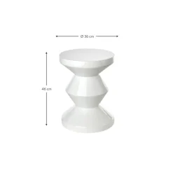 Tavolino Rotondo Zig Zag*Pols Potten Outlet