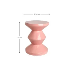 Tavolino Rotondo Zig Zag*Pols Potten Hot