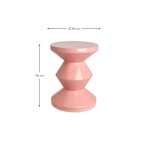 Tavolino Rotondo Zig Zag*Pols Potten Hot