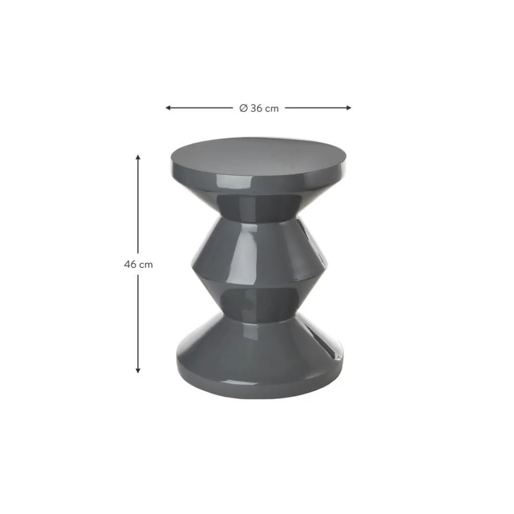 Tavolino Rotondo Zig Zag*Pols Potten Hot