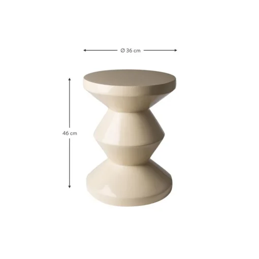Tavolino Rotondo Zig Zag*Pols Potten New