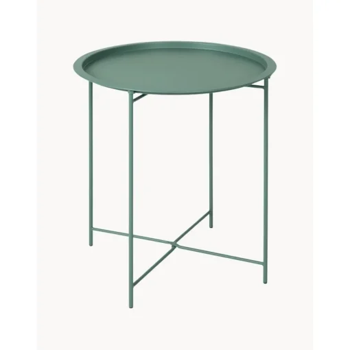 Tavolino-Vassoio Rotondo In Metallo Sangro*Brafab Online