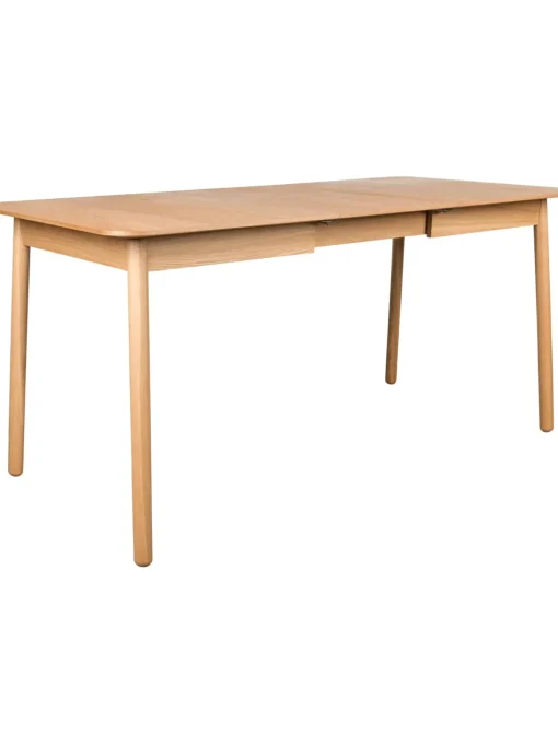 Tavolo Allungabile In Legno Di Frassino Glimps, 120 - 162 X 80 Cm