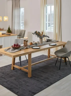 Tavolo Allungabile In Legno Di Quercia Brooklyn, In Verie Misure