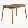 Tavolo Allungabile In Legno Di Noce Glimps 120 - 162 X 80 Cm