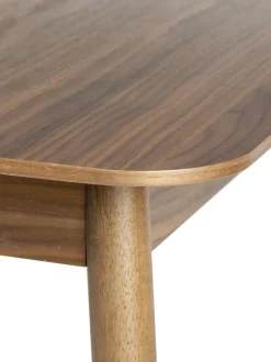 Tavolo Allungabile In Legno Di Noce Glimps 120 - 162 X 80 Cm