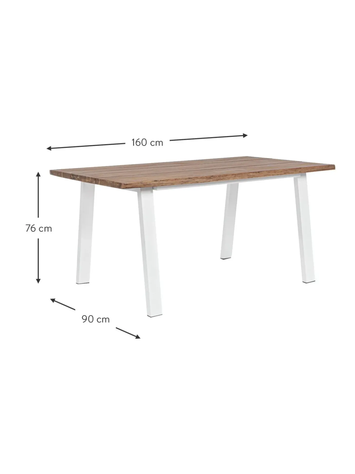 Tavolo Da Giardino Con Gambe In Metallo Oslo