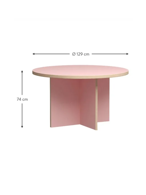 Tavolo Da Pranzo Rotondo Cirkel O 129 Cm