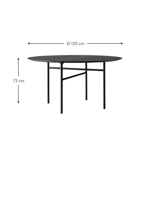 Tavolo Da Pranzo Rotondo Snaregade, O 120 Cm