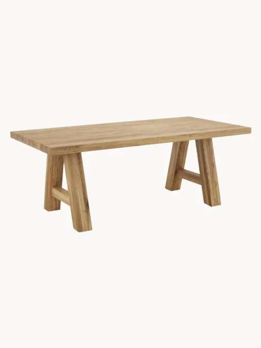 Tavolo In Legno Di Quercia Ashton, In Verie Misure