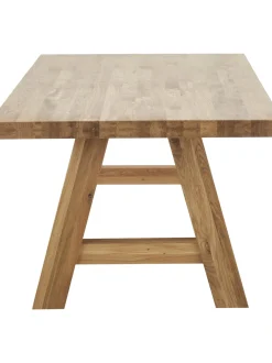 Tavolo In Legno Di Quercia Ashton, In Verie Misure