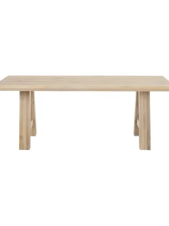 Tavolo In Legno Di Quercia Ashton, In Verie Misure