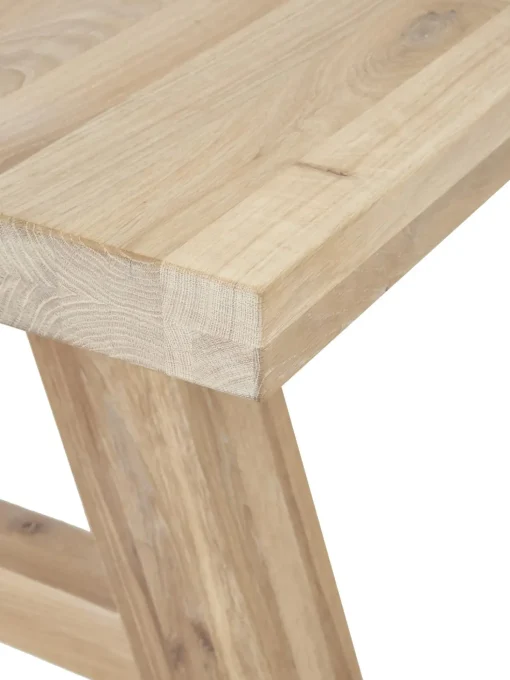 Tavolo In Legno Di Quercia Ashton, In Verie Misure