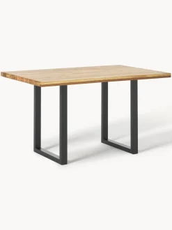 Tavolo In Legno Di Quercia Oliver, Varie Misure