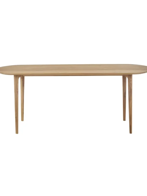 Tavolo Ovale In Legno Di Quercia Archie, 200 X 100 Cm