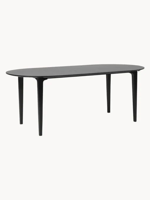 Tavolo Ovale In Legno Massiccio Di Mango, 200 X 100 Cm Archie