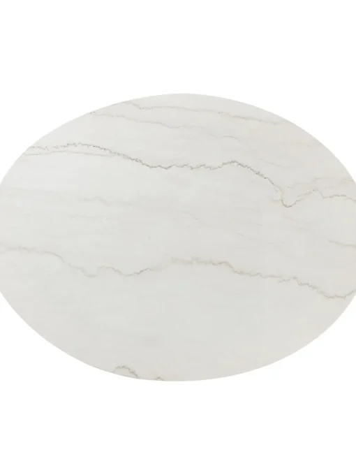Tavolo Ovale In Marmo Miley, 120 X 90 Cm