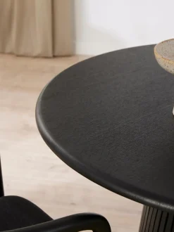 Tavolo Rotondo Con Struttura Scanalata Nelly, In Diverse Dimensioni