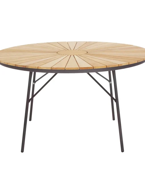 Tavolo Rotondo Da Giardino Con Piano In Legno Di Teak In Varie Misure Hard & Ellen