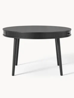 Tavolo-Contenitore Rotondo In Legno Di Quercia Calary