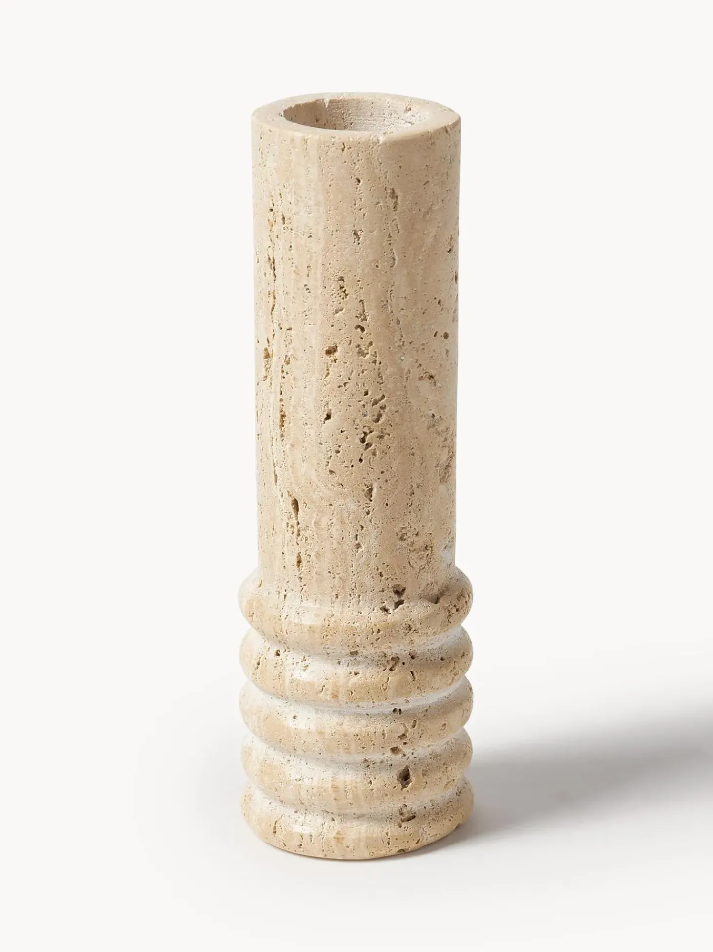 Vaso Decorativo In Travertino Cleighton