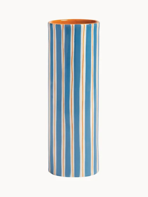 Vaso Dipinto A Mano In Porcellana Ray