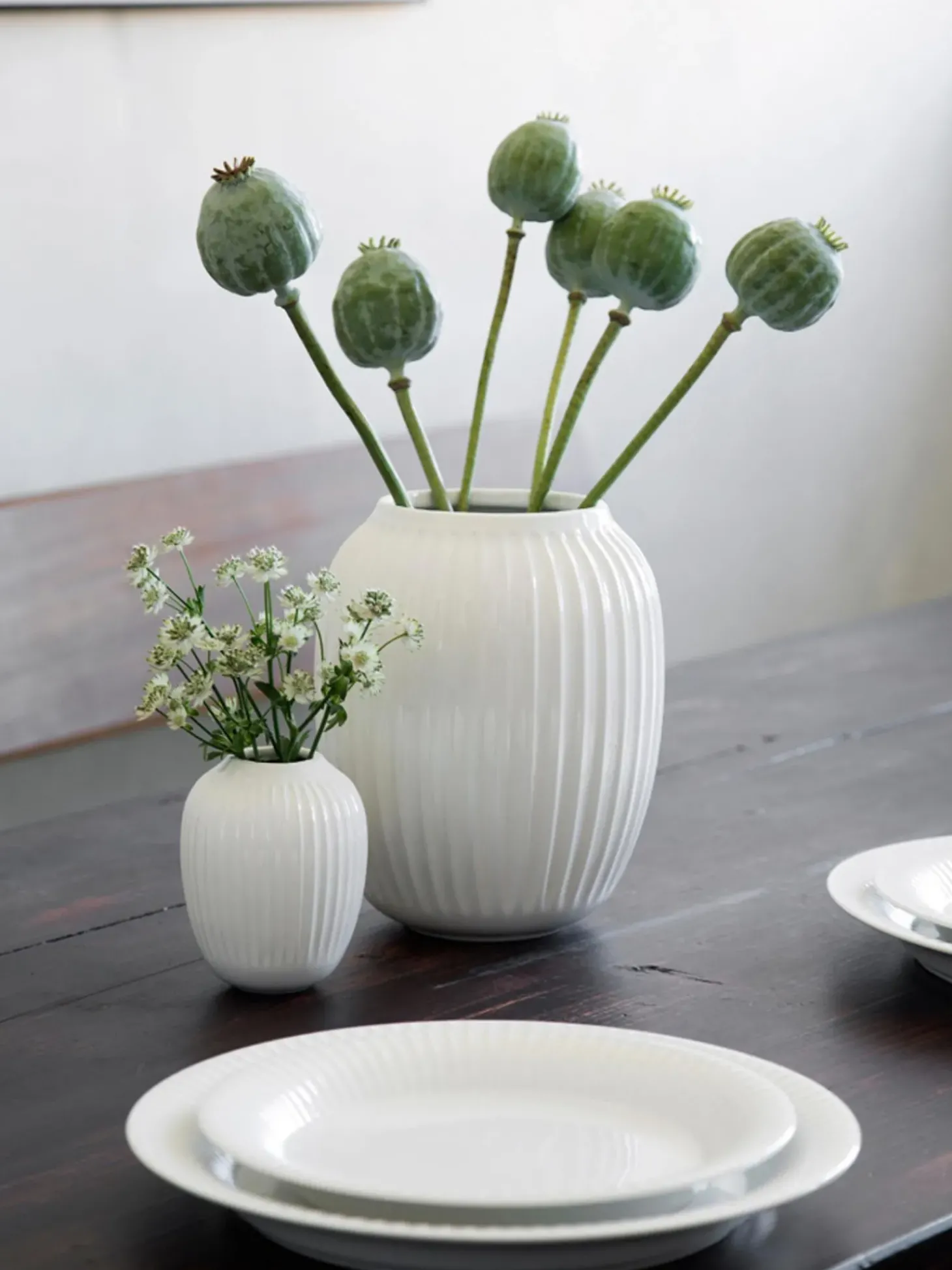 Vaso Fatto A Mano In Porcellana Hammershoi