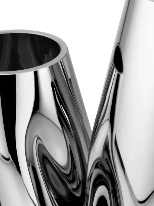 Vaso Grande In Vetro Soffiato Mirror