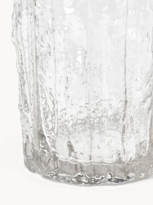 Vaso In Vetro Dalla Superficie Strutturata Elli