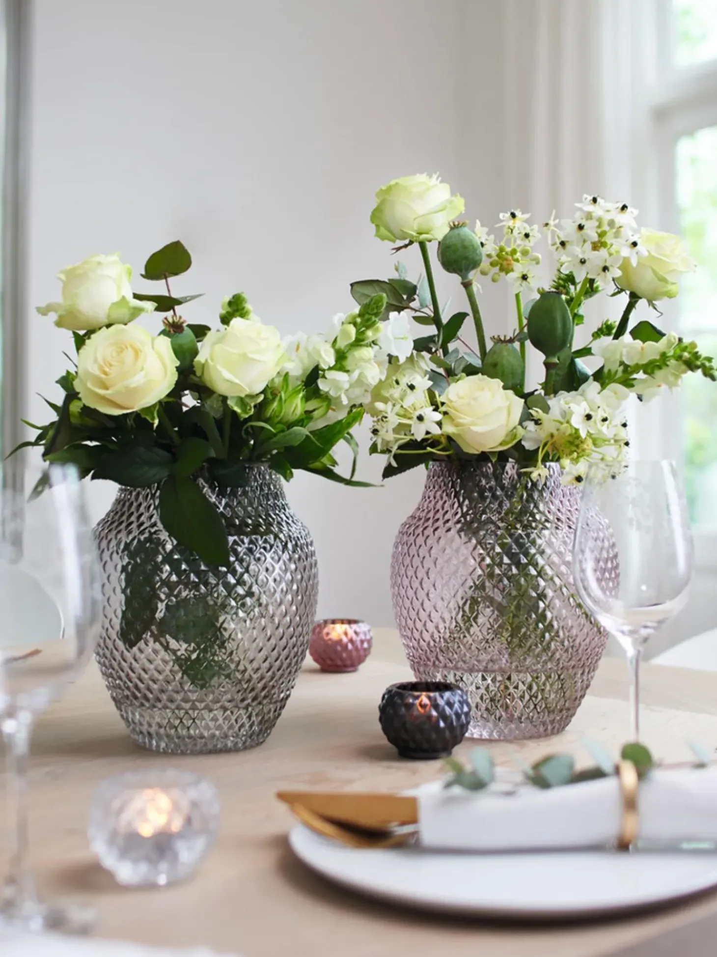 Vaso In Vetro Fatto A Mano Poesia